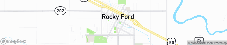 Rocky Ford - map