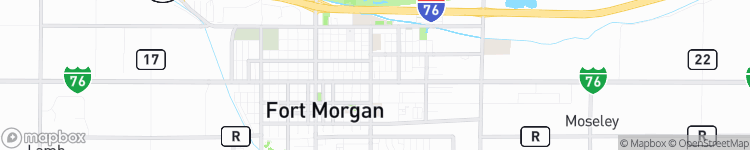 Fort Morgan - map