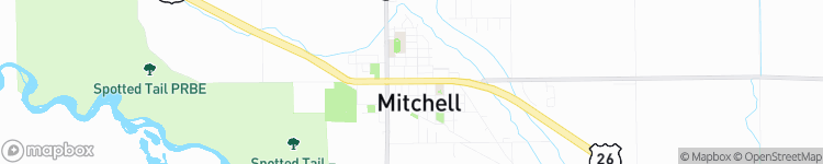 Mitchell - map