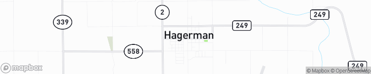 Hagerman - map
