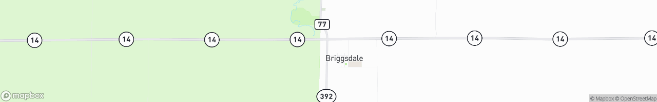 Agland Briggsdale Service Station - map