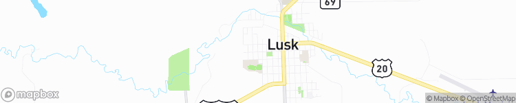 Lusk - map