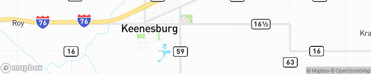 Keenesburg - map