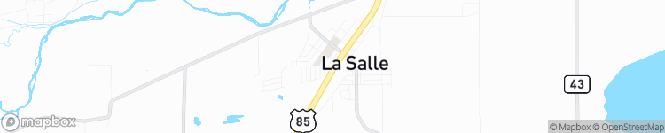 La Salle - map