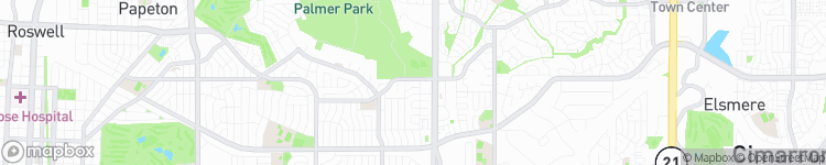 Colorado Springs - map