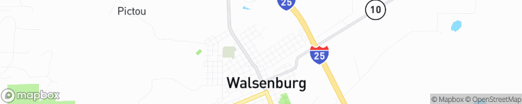 Walsenburg - map