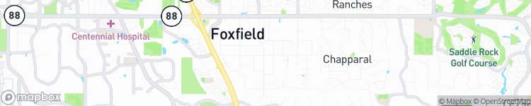 Foxfield - map