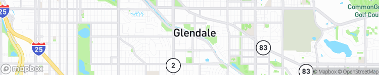 Glendale - map