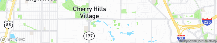 Cherry Hills Village - map