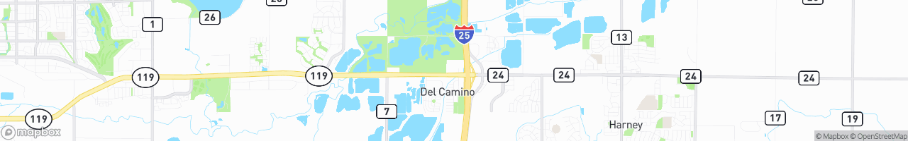 Conoco Longmont Truck Stop - map