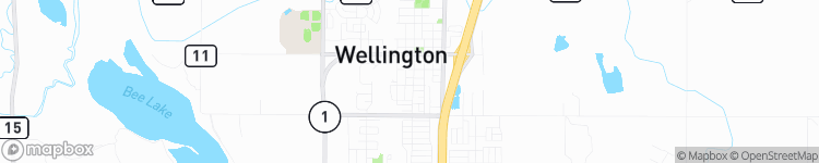 Wellington - map