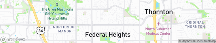 Federal Heights - map