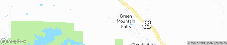 Green Mountain Falls - map