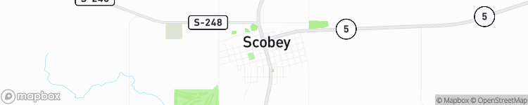 Scobey - map