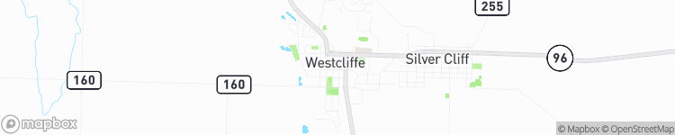 Westcliffe - map