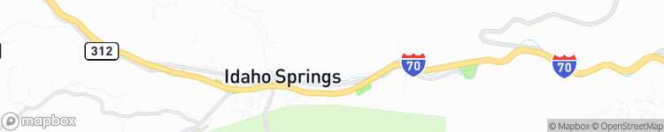 Idaho Springs - map