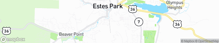 Estes Park - map