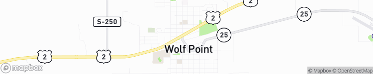Wolf Point - map