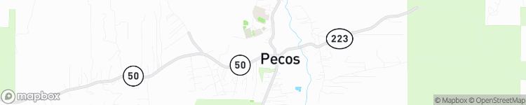 Pecos - map