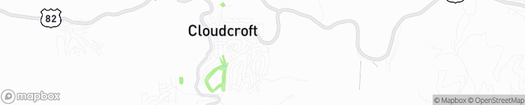 Cloudcroft - map