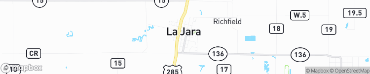 La Jara - map