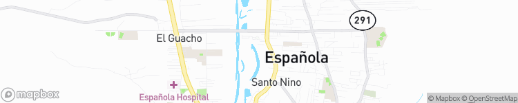 Espanola - map