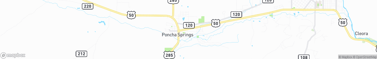 Poncha Truck Stop - map