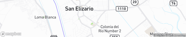 San Elizario - map