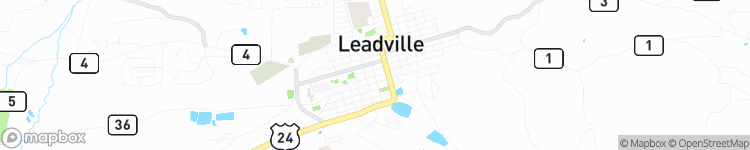 Leadville - map