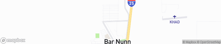 Bar Nunn - map