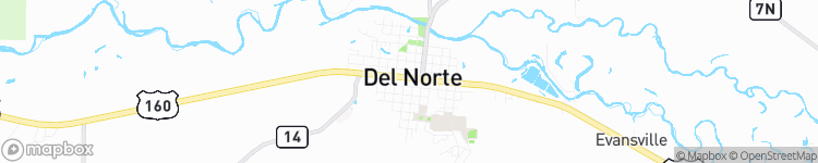 Del Norte - map