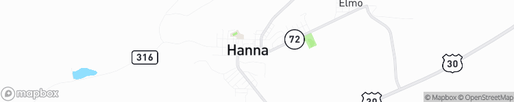 Hanna - map