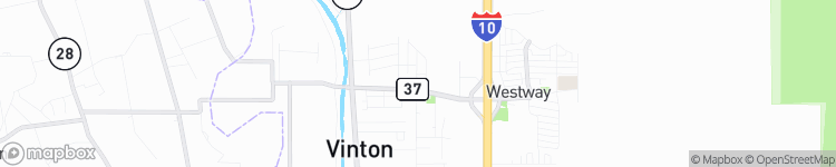 Vinton - map