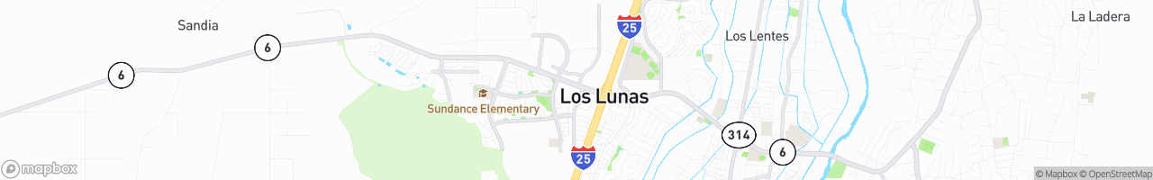 Los Lunas Kicks 66 - map
