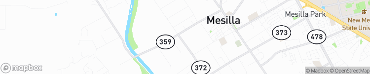 Mesilla - map