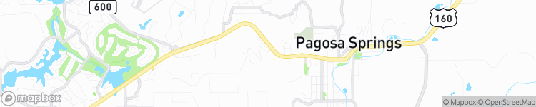 Pagosa Springs - map