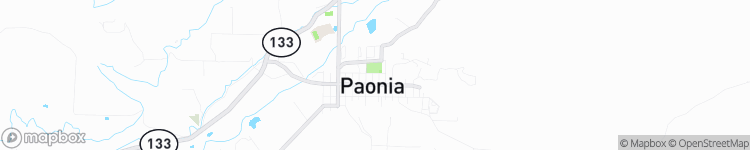 Paonia - map