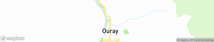 Ouray - map