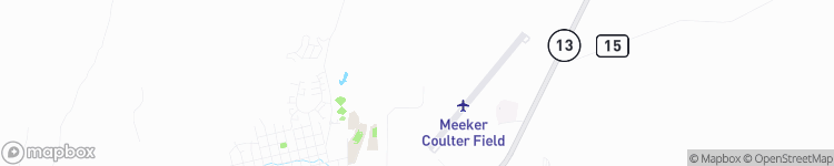 Meeker - map