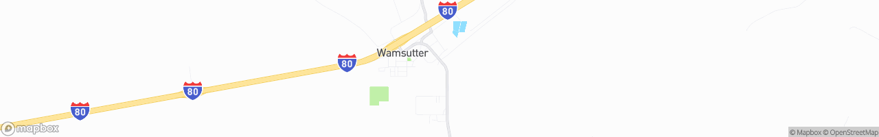 Wamsutter Conoco Service - map