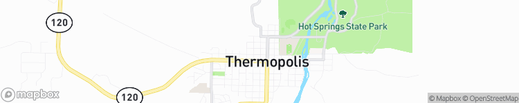 Thermopolis - map