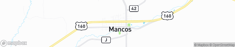 Mancos - map