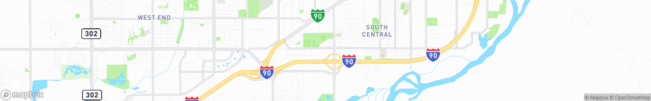 Sinclair West Parkway - map