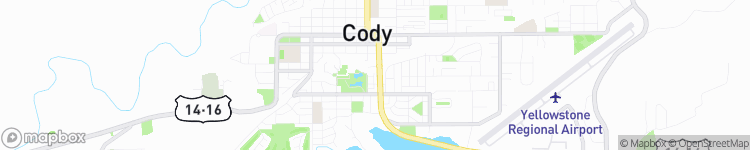 Cody - map