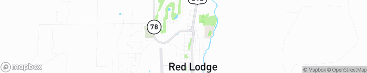 Red Lodge - map