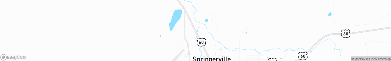 Weigh Station Springerville NB - map