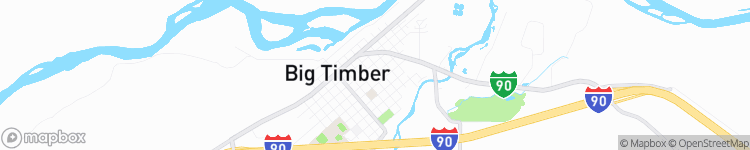 Big Timber - map