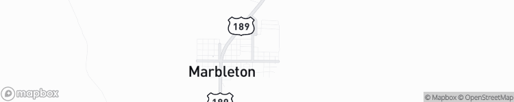 Marbleton - map