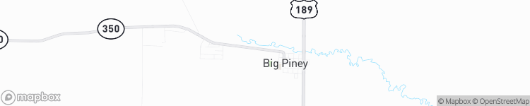 Big Piney - map