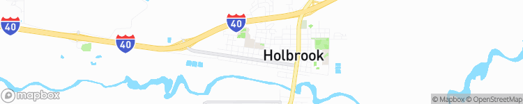 Holbrook - map